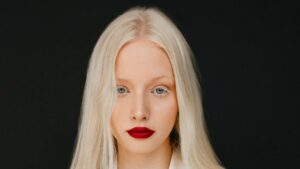 Human Hair Platinum Blonde Wig